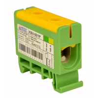 Клема вводу силова 50/1Р (160 А) жовто-зелена серії KBV