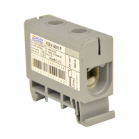 Клема вводу силова 50/1Р (160 А) сіра серії KBV