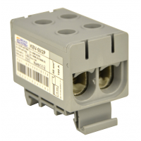 Клема вводу силова 50/2Р (160 А) сіра серії KBV