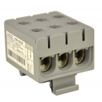 Клема вводу силова 50/3Р (160 А) сіра серії KBV