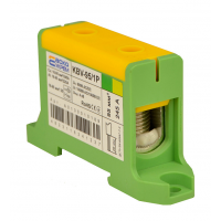 Клема вводу силова 95/1Р (245 А) жовто-зелена серії KBV