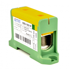 Клема вводу силова 150/1Р (320 А) жовто-зелена серії KBV