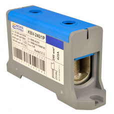 Клема вводу силова 240/1Р (425 А) синя серії KBV