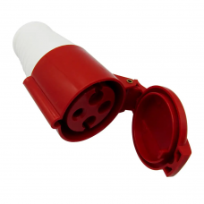 Разъем розетка 4Р 16А груша (214)
