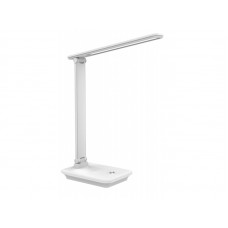 LUXEL LED-світильник настільний 8W (білий)+акумулятор, USB+адаптер (TL-15W)