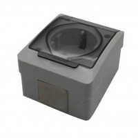 АВаТар 1-я розетка c/з+крышка наружная