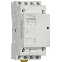 Модульний контактор MK-N 4P 25A 2NO2NC 220V