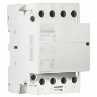 Модульний контактор MK-N 4P 32A 4NO 220V