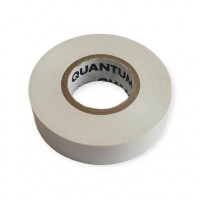 Електрична ізоляційна стрічка Quantum QM-EIT130, white shinny 18мм/20м