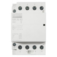 Модульний контактор MK-N 4P 40A 4NO 220V