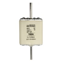 Запобіжник ножовий з плавкою вставкою NH2 160A gG