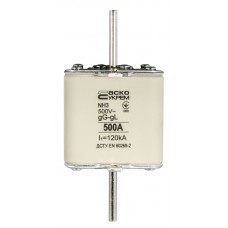 Запобіжник ножовий з плавкою вставкою NH3 500A gG