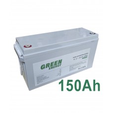 Акумулятор гелевий Green Energy 12V-150Ah для ДБЖ,  вага 42кг