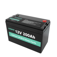 Акумулятор LUMOON  LiFePO4 12,8V- 200Ah (2,56 КВт) BMS 200A  для ДБЖ