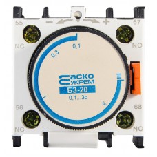 Блок затримки БЗ-20 (LA2-DТ0) (0,1-3,0с Ввімкнено)