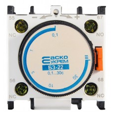 Блок затримки БЗ-22 (LA2-DТ2) (0,1-30,0с Ввімкнено)