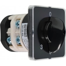 Перемикач пакетний типу ПКП Е9 40А/2.863 (0-1-0-2-0-3 вибір фази)