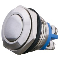 TY 16-231A Scr Кнопка металева опукла, (гвинтове з'єднання), 1NO.