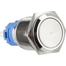 TYJ 16-211 Кнопка металева пласка, 1NO+1NC.