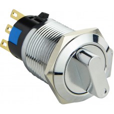 TY 19C-X11/3 Кнопка металева поворотна 3-и поз 2NO+2NC.