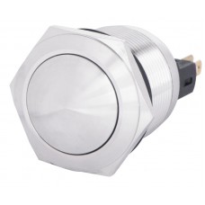 TYJ 22-231 Кнопка металева опукла, 1NO+1NC.