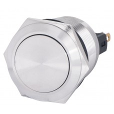 TYJ 22-311 Кнопка металева пласка з фікс., 1NO+1NC.