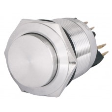 TYJ 22-321 Кнопка металева звиступом з фікс., 1NO+1NC.