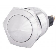 TYJ 22-331 Кнопка металева опукла з фікс., 1NO+1NC.