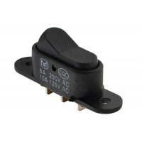 KCD1-13-102 B/B ON-ON Перемикач 1 клав. чорний