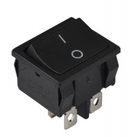 KCD1-6-201 B/B Перемикач 1 клав. чорний