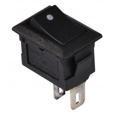 KCD5-101 B/B Перемикач 1 клав. чорний