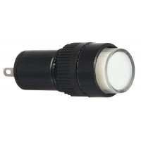 Сигнальна арматура AD22E-12DS біла 220V АC