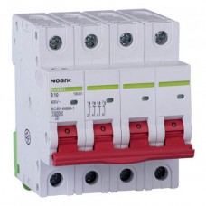 Ex9BH 4P B40 , Автоматичний вимикач 10 kA, хар-ка B, 40 A, 4 полюси