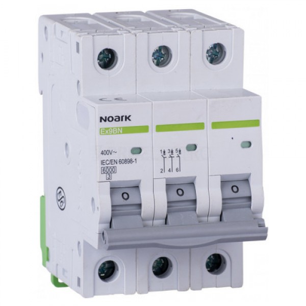 Ex9BN 3P C40 , Автоматичний вимикач 6 kA, хар-ка C, 40 A, 3 полюси