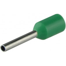 Наконечники трубчаті НТ 0,5-08 зелені (100шт)