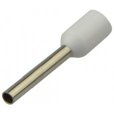 Наконечники трубчаті НТ 0,75-12 білі (100 шт.)