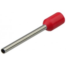 Наконечники трубчаті НТ 1,0-18 червоні (100 шт.)