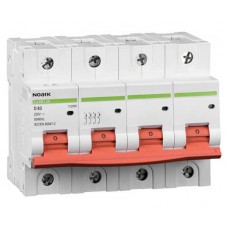 Ex9B125 3PN B80A, Автоматичний вимикач 20 kA, хар-ка B, 80 A, 3+N полюси
