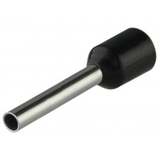 Наконечники трубчаті НТ 1,5-12 чорні (100шт)