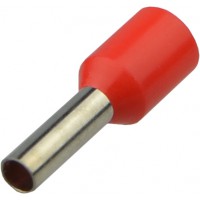 Наконечники трубчаті НТ 2,5-08 червоні (100шт)