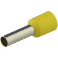 Наконечники трубчаті НТ 6,0-12 жовті (100шт)