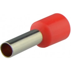Наконечники трубчаті НТ 6,0-12 червоні (100шт)