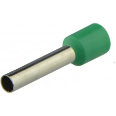 Наконечники трубчаті НТ 6,0-18 зелені (100шт)