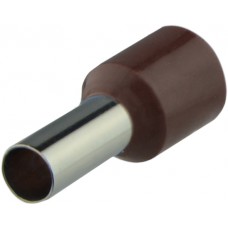Наконечники трубчаті НТ 10,0-12 коричневі (100шт)