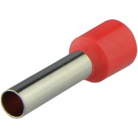 Наконечники трубчаті НТ 10,0-18 червоні (100шт)