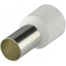 Наконечники трубчаті НТ 25,0-12 білі (100шт)