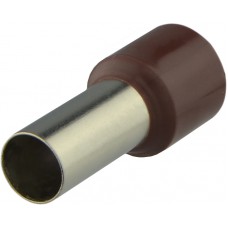 Наконечники трубчаті НТ 25,0-16 коричневі (100 шт.)