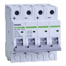 Ex9BP-JX(+) 4P C16, DC Автоматичний вимикач 10 kA, хар-ка C, 16 A, 1000 V DC, 4 полюса