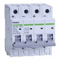 Ex9BP-JX(+) 4P C25, DC Автоматичний вимикач 10 kA, хар-ка C, 25 A, 1000 V DC, 4 полюса