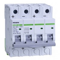 DC Автоматичний вимикач 10 kA, хар-ка K, 4 A, 1000 V DC, 4 полюса, Ex9BP-JX(+) 4P K4